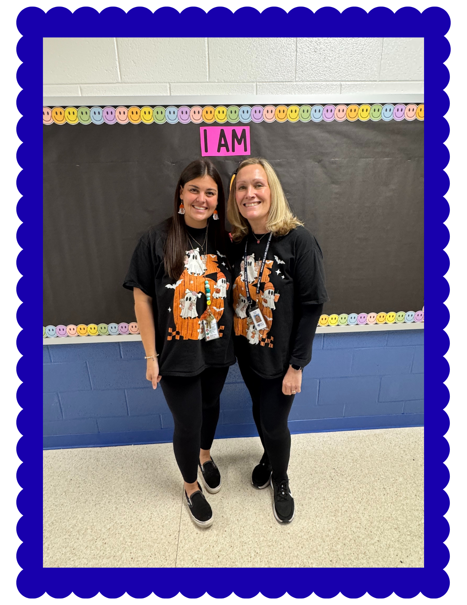 Ms. Lynn and Dr. Stone standing next to each other smiling