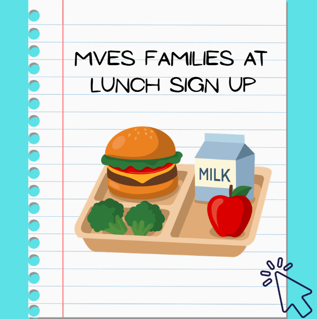 Picture of Lunch on a piece of paper that says lunch sign up
